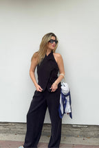 Top Kimono Negro