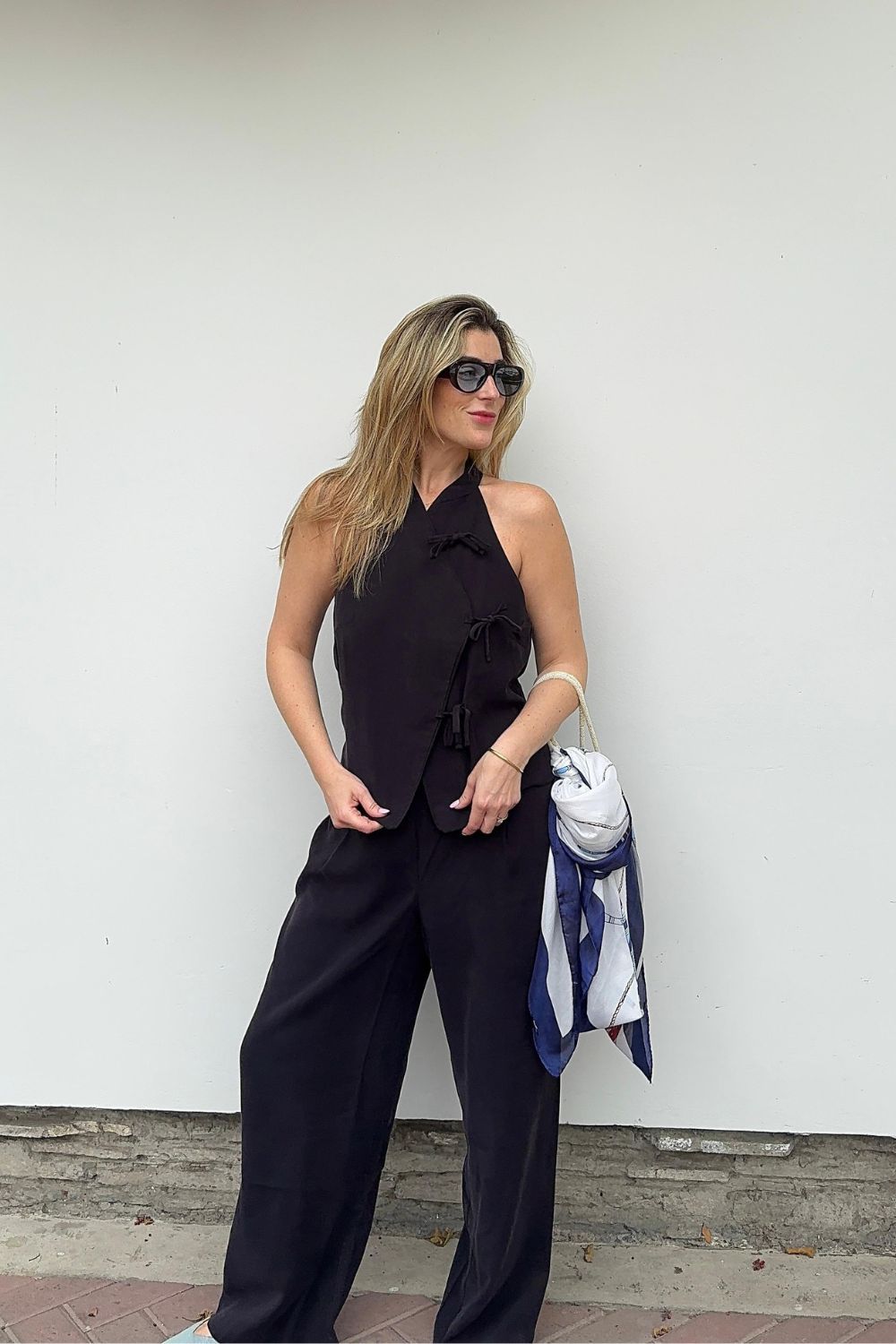 Top Kimono Negro