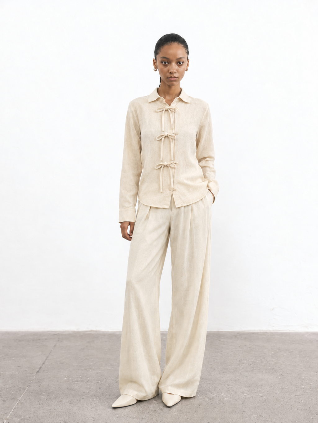 Blusa Lino beige