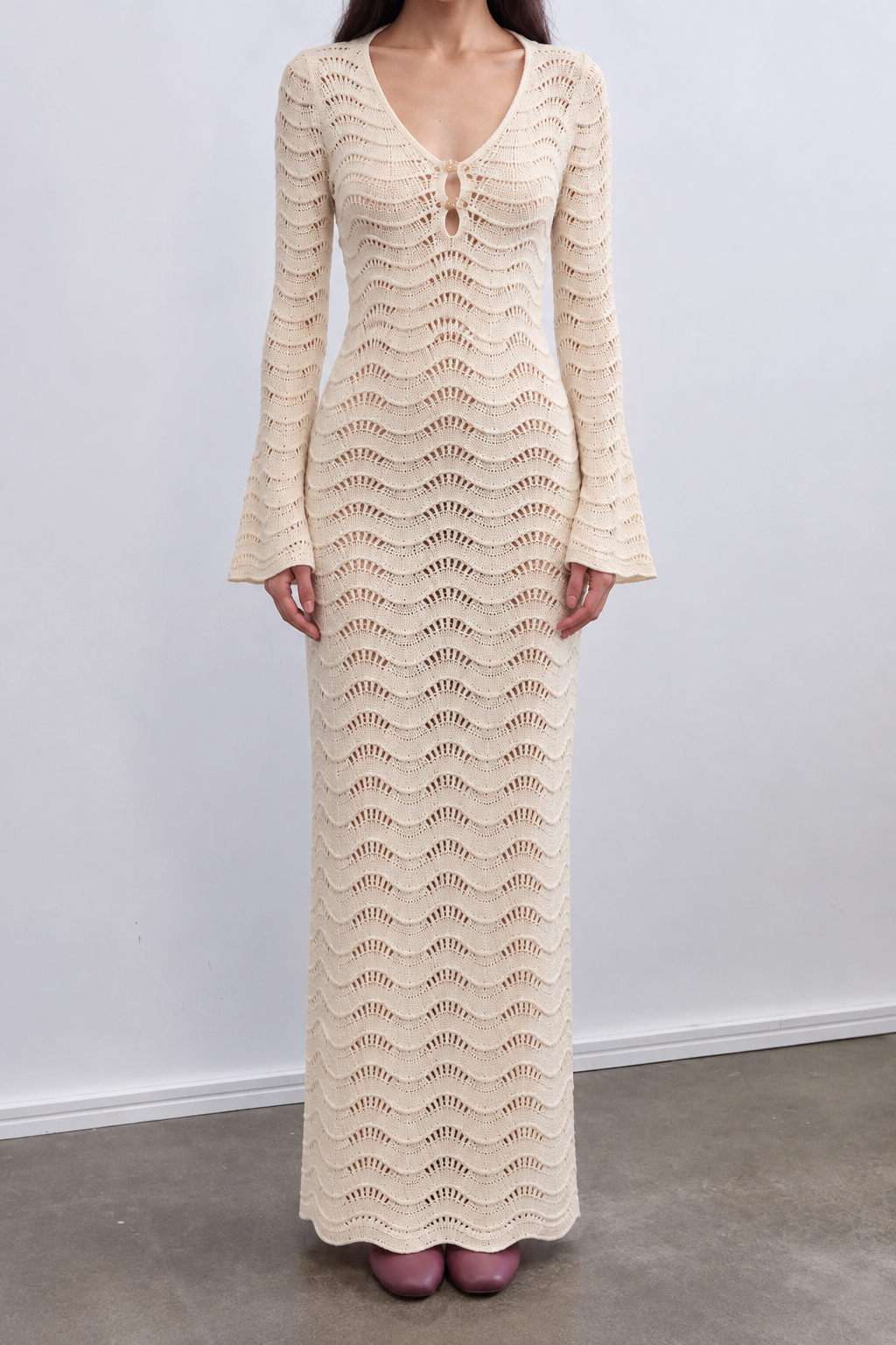 Dress Long Sleeve - Crema