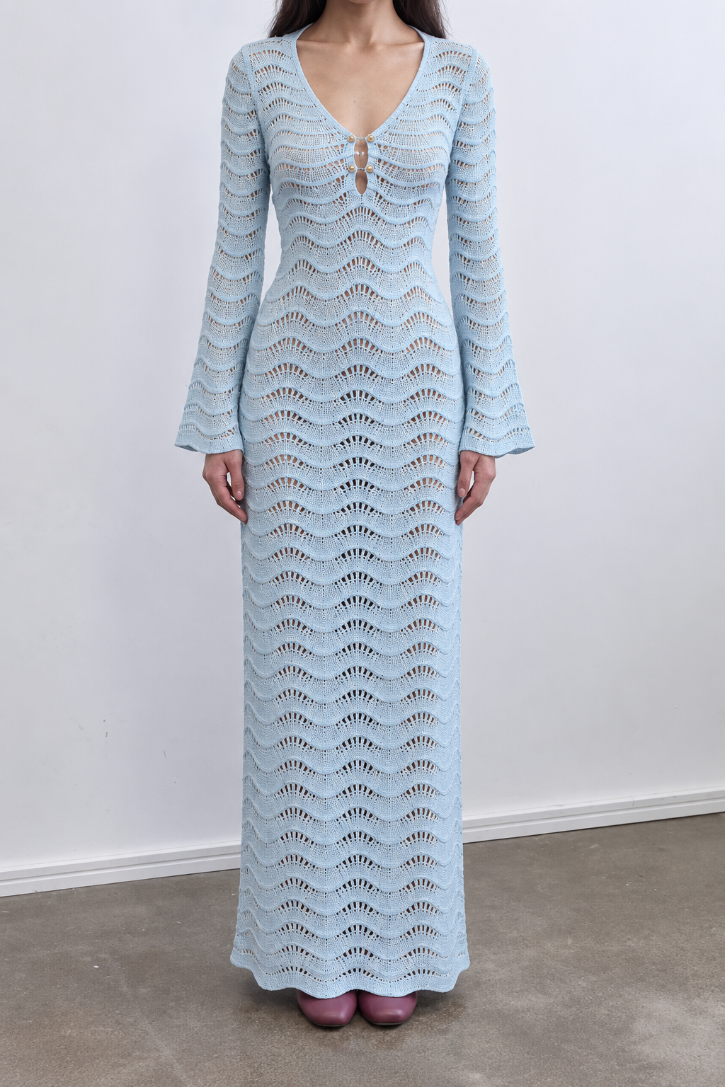 Dress Long Sleeve - Celeste