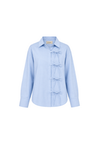 Blusa Lino celeste