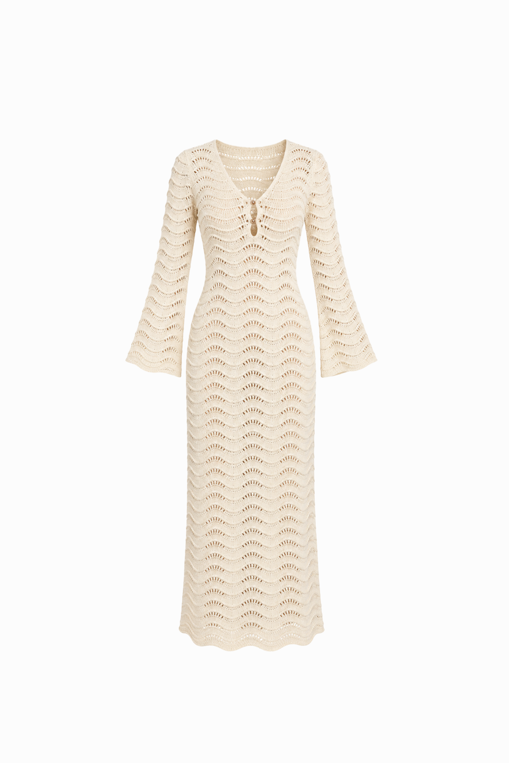 Dress Long Sleeve - Crema
